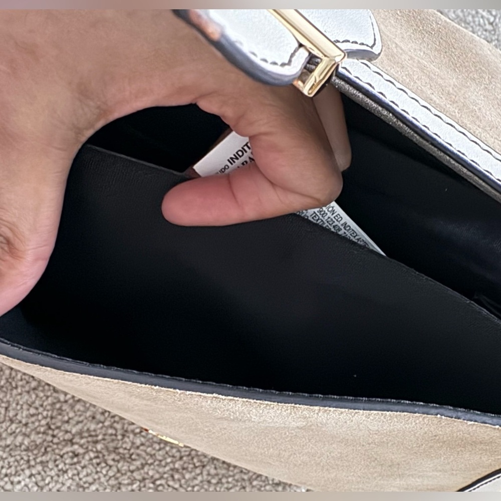 Zara limited edition leather suede shoulder bag - Picture 6 of 9